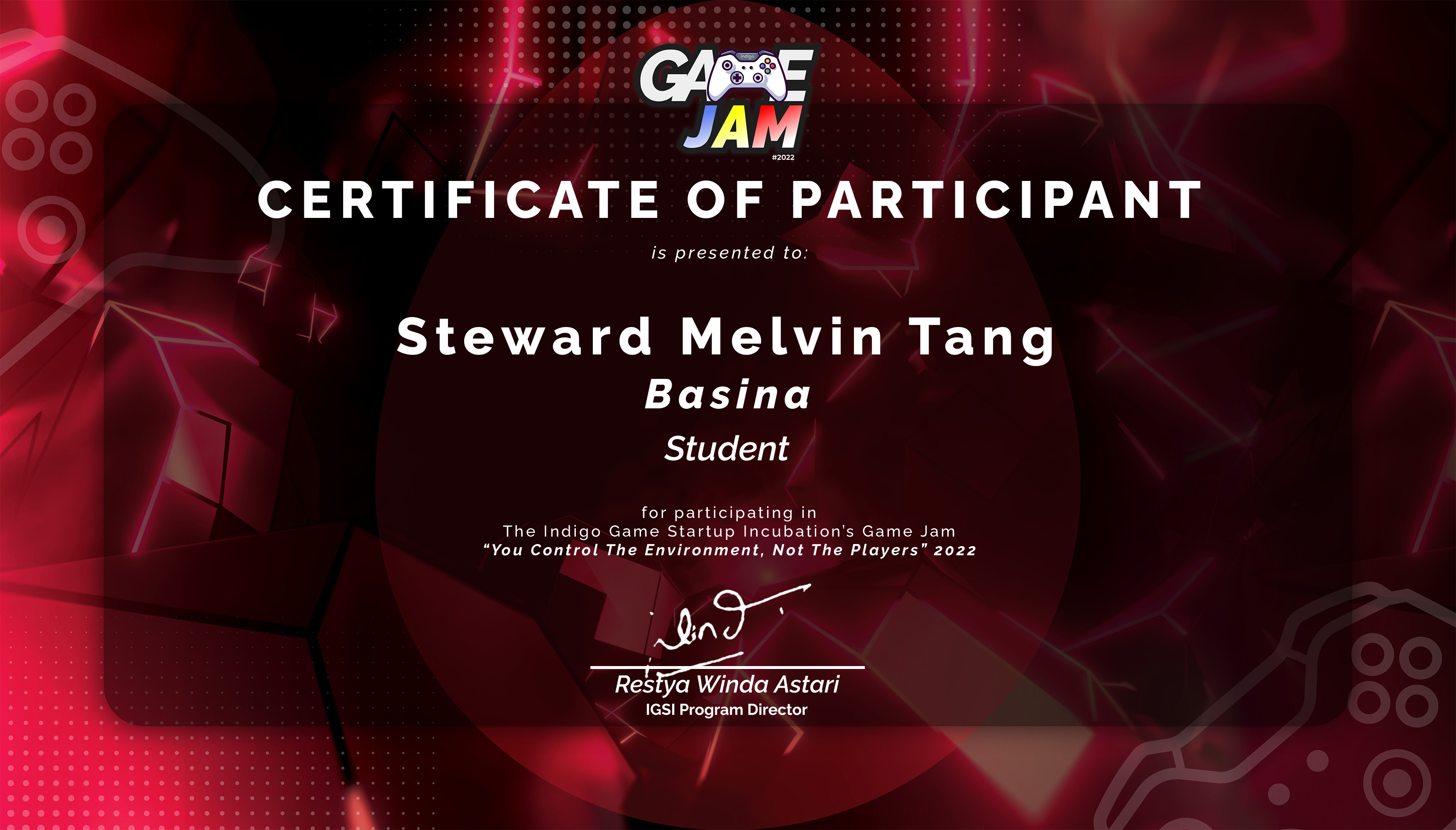 Certi IGSI2022 Participant